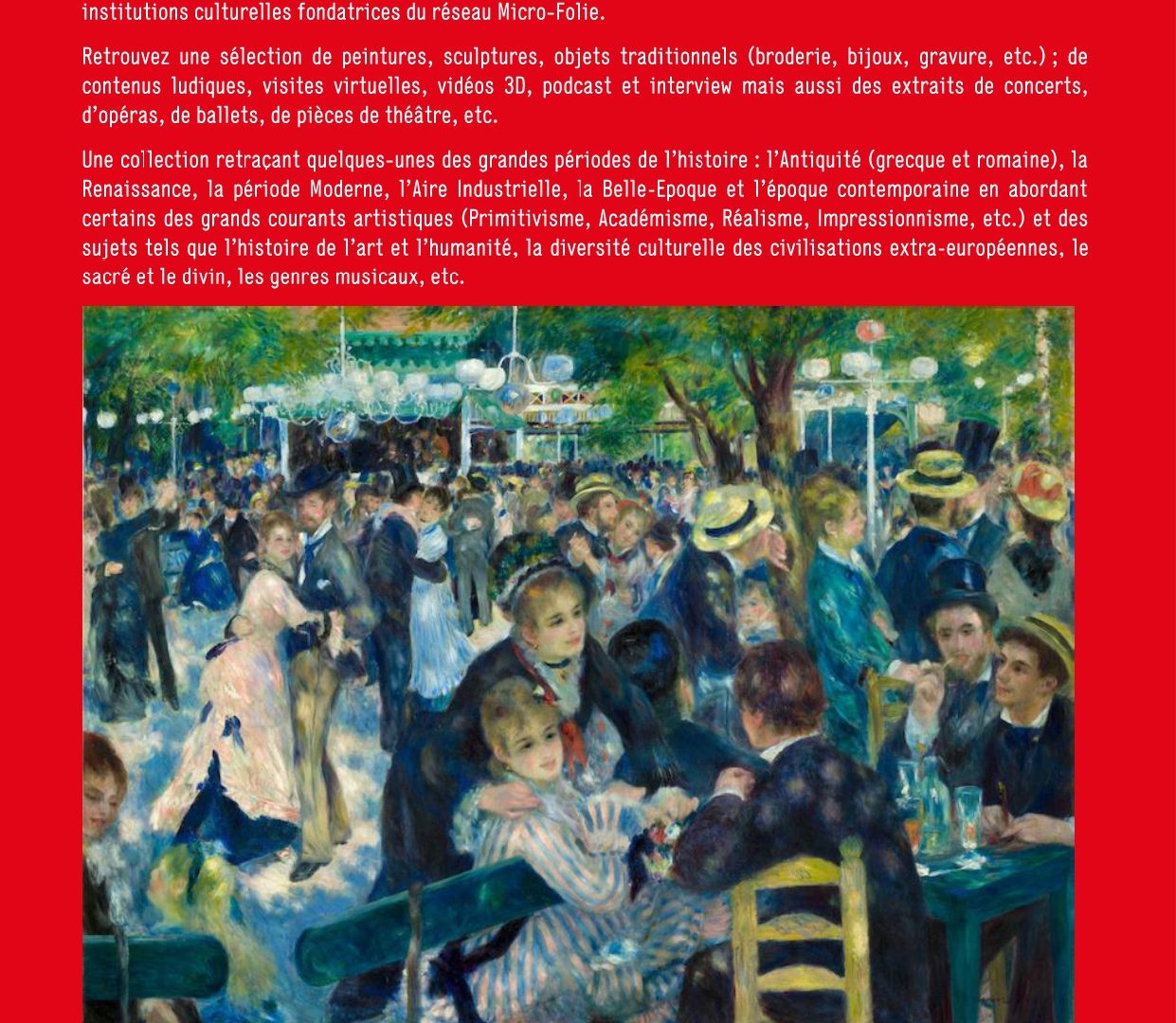 Micro Folie Nouvelle Collection du mois avril 2023 du Pays de Cruseilles