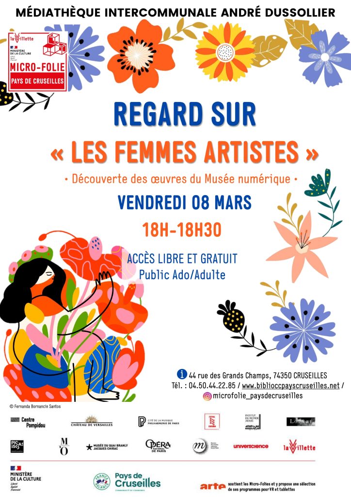 Micro Folie - édition regard sur les femmes artistes - Cruseilles