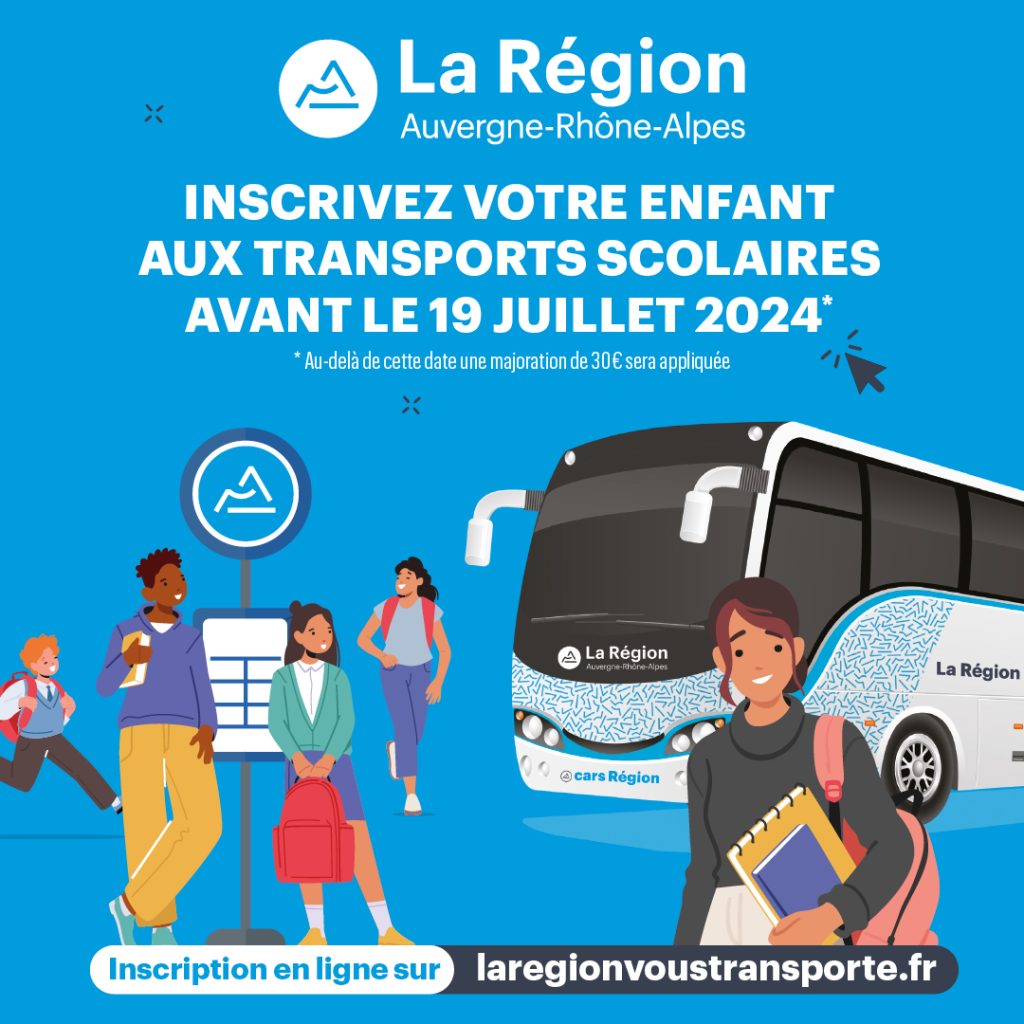 Inscription Transport Scolaire 2024/2025 CCPC
