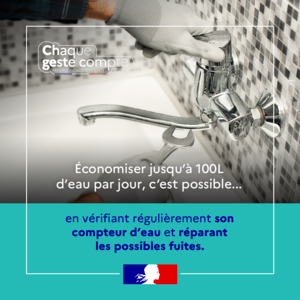 crédits : préservons notre ressource en eau - alerte sécheresse - préfète de la Haute-Savoie