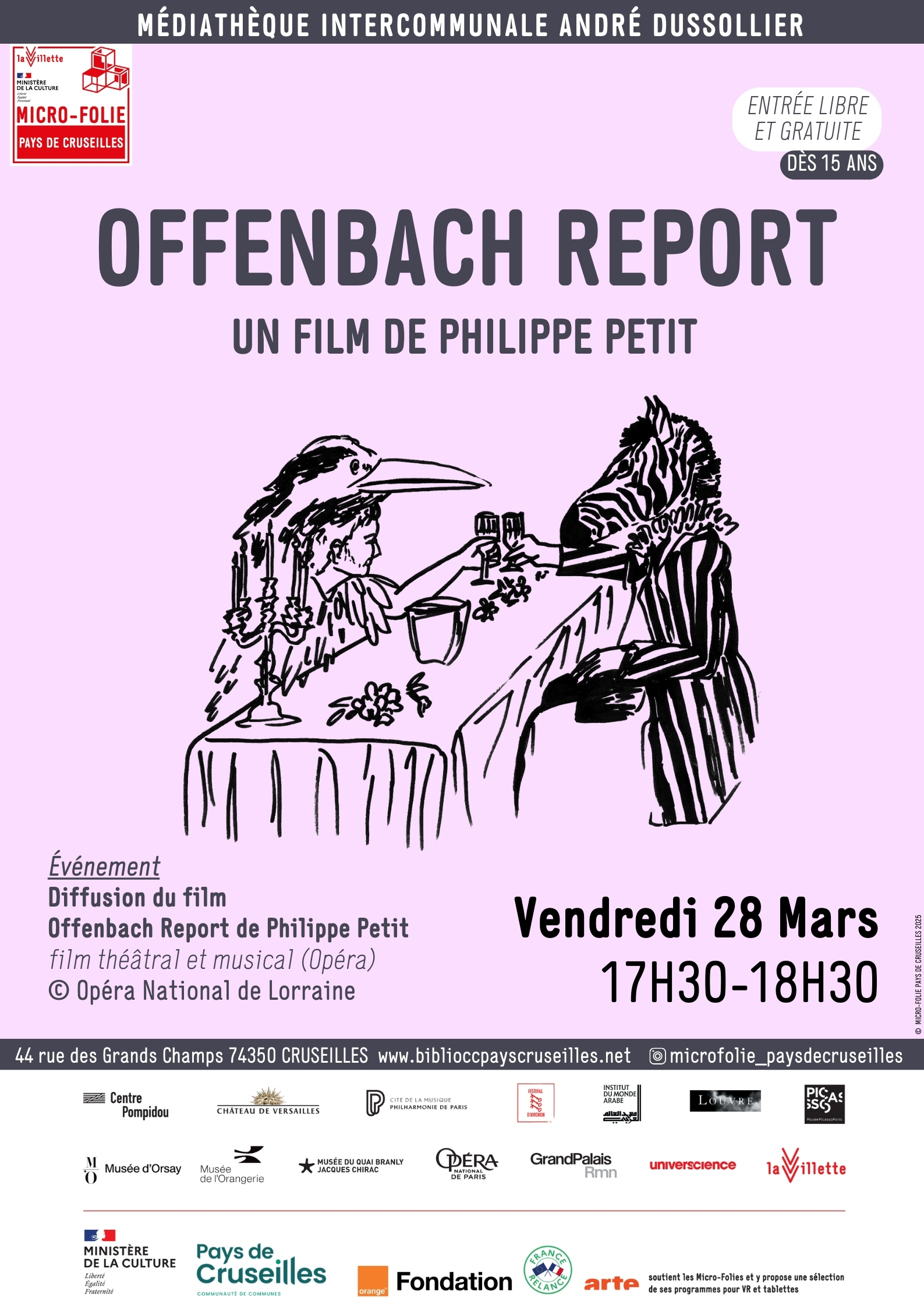 Événement : diffusion du film Offenbach Report