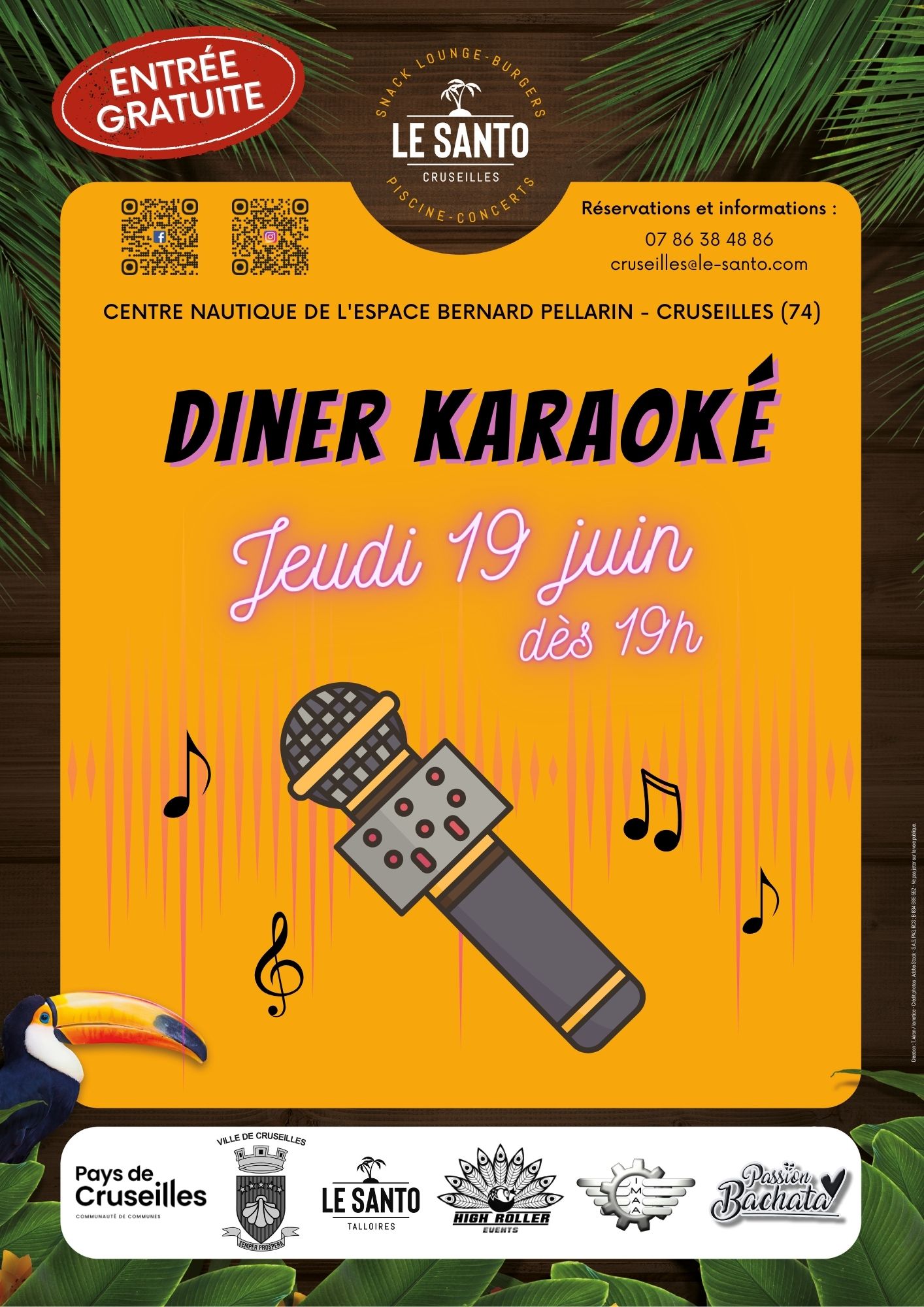Dîner Karaoké au Santo